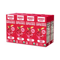 Organic & Prebiotic Superjuice Boxes, Cherry Apple