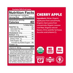 Organic & Prebiotic Superjuice Boxes, Cherry Apple