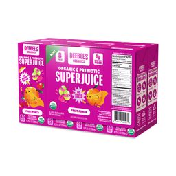 Organic & Prebiotic Superjuice Boxes, Fruit Punch