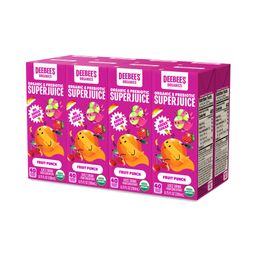 Organic & Prebiotic Superjuice Boxes, Fruit Punch