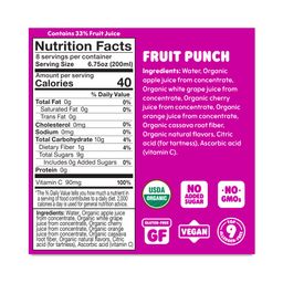 Organic & Prebiotic Superjuice Boxes, Fruit Punch