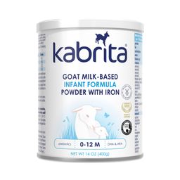 Goat Milk-Based Infant Formula Powder with Iron, 0-12 M