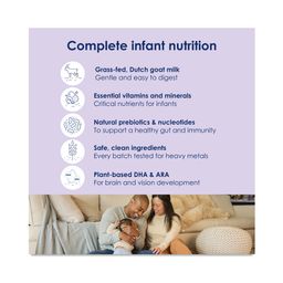 Goat Milk-Based Infant Formula Powder with Iron, 0-12 M