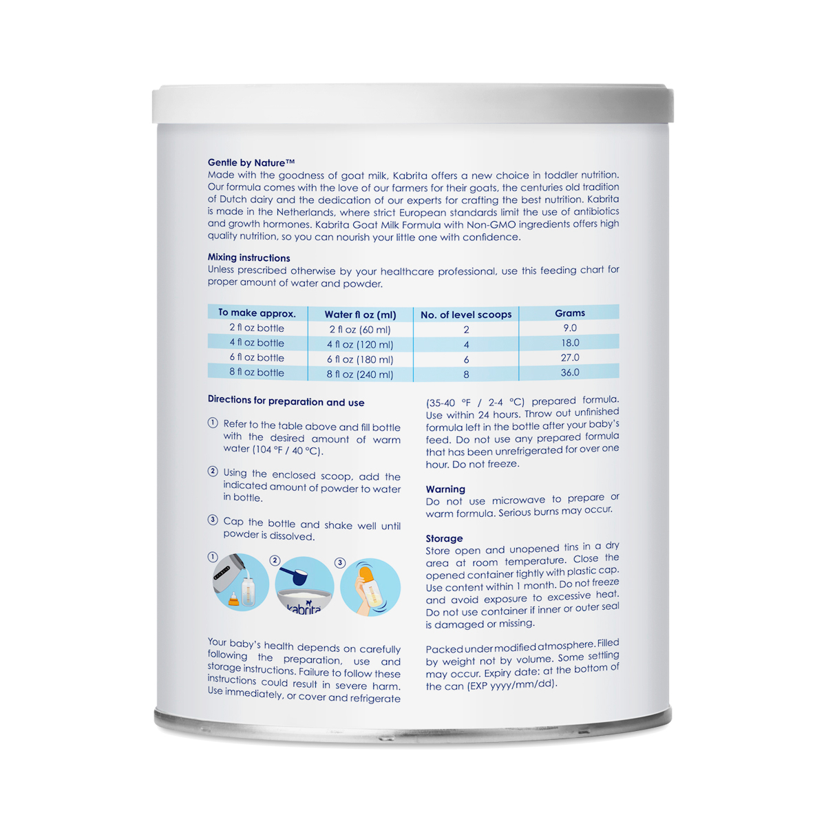 Kabrita Goat Milk Toddler Formula Powder, 1224 months Thrive Market