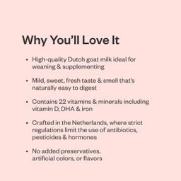 Goat Milk Toddler Formula, 12-24 months