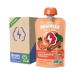 Little Brainiac Brain Squeezies, Apple, Pumpkin & Cinnamon