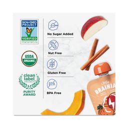 Little Brainiac Brain Squeezies, Apple, Pumpkin & Cinnamon