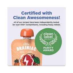 Little Brainiac Brain Squeezies, Apple, Pumpkin & Cinnamon