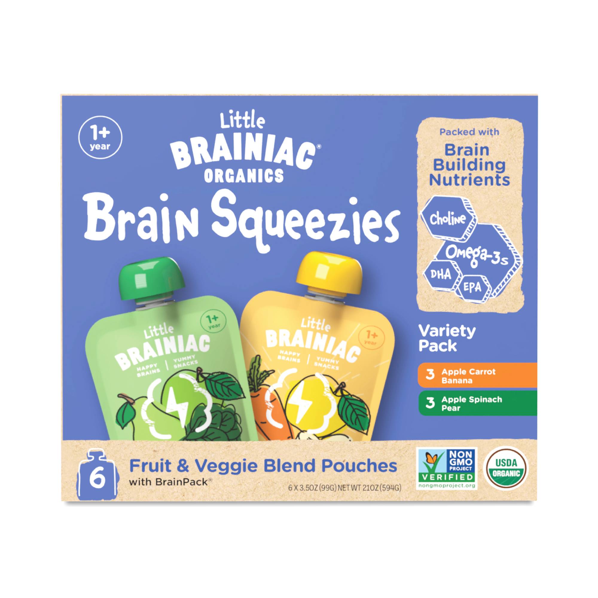 Little Brainiac Brain Squeezies Variety Pack