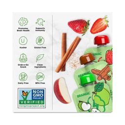 Applesauce with BrainPack, Variety Pack