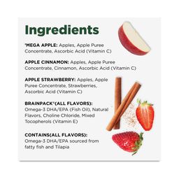 Applesauce with BrainPack, Variety Pack
