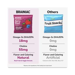 Fruit Snacks With BrainPack, Berry Blast