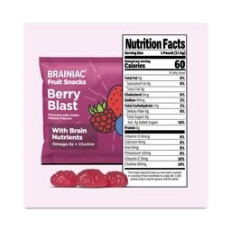 Fruit Snacks With BrainPack, Berry Blast