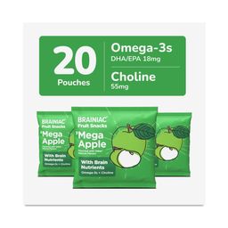 Fruit Snacks With BrainPack, Mega Apple
