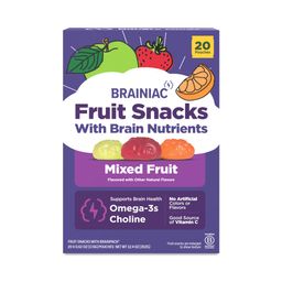Fruit Snacks With BrainPack, Mixed Fruit
