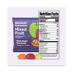 Fruit Snacks With BrainPack, Mixed Fruit