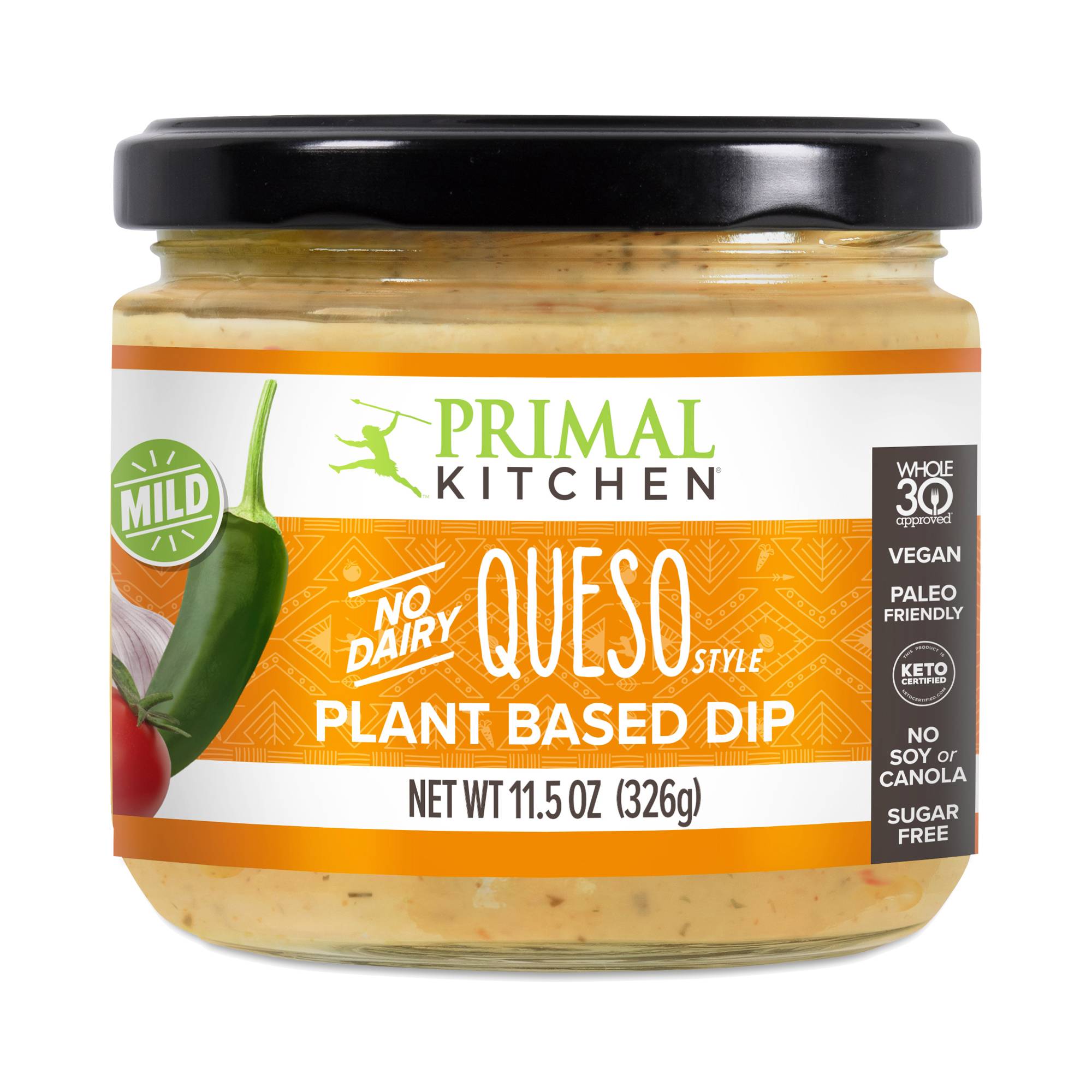 No Dairy Queso Style Plant Based Dip, Mild