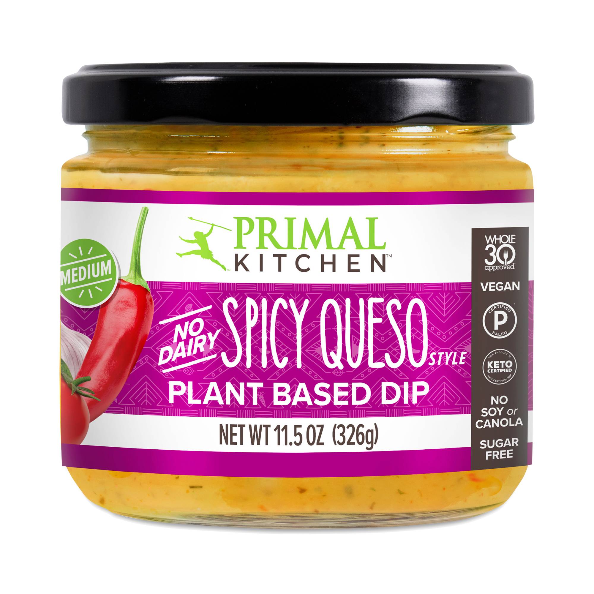 No Dairy Queso Style Plant Based Dip, Spicy