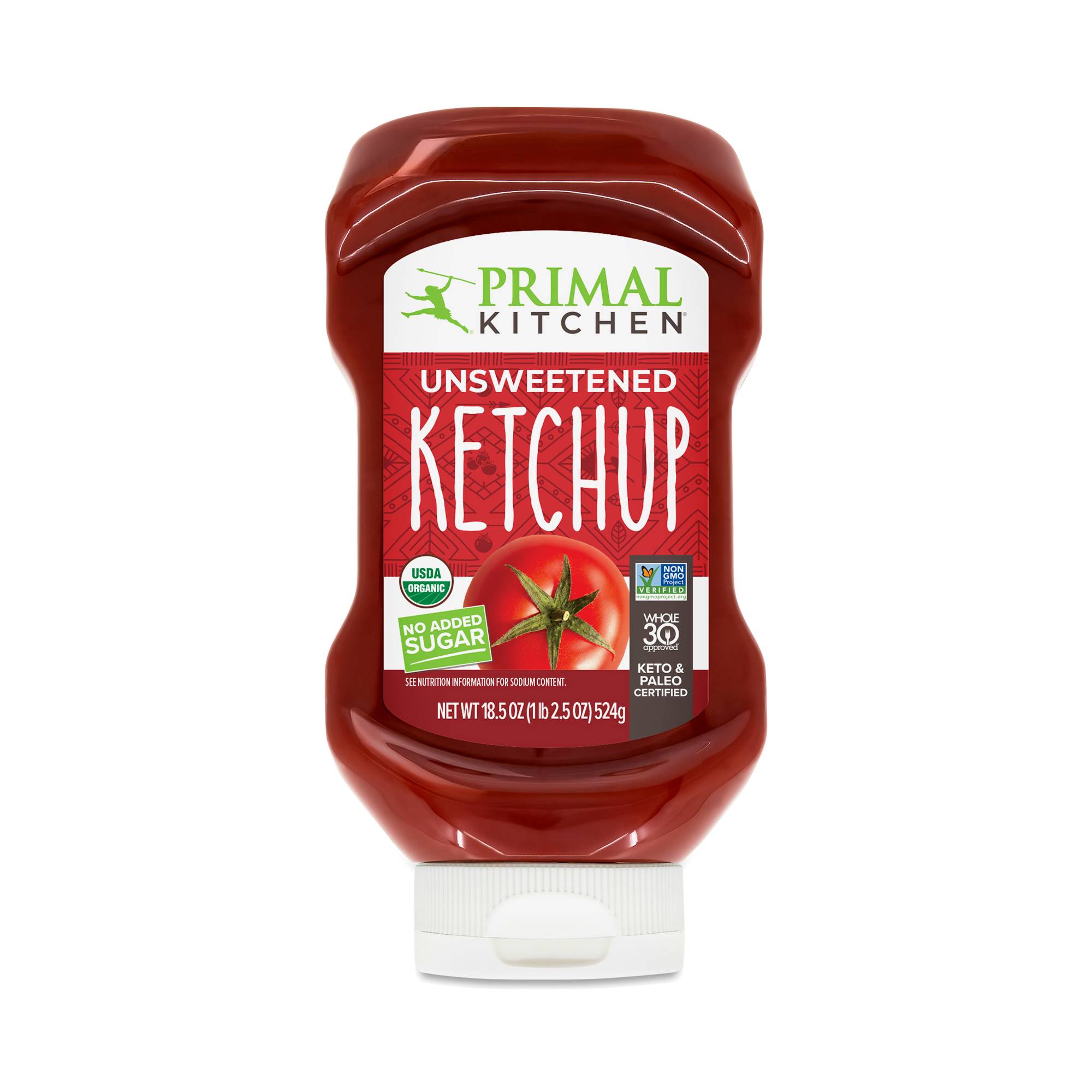 Organic Squeeze Ketchup, Unsweetened