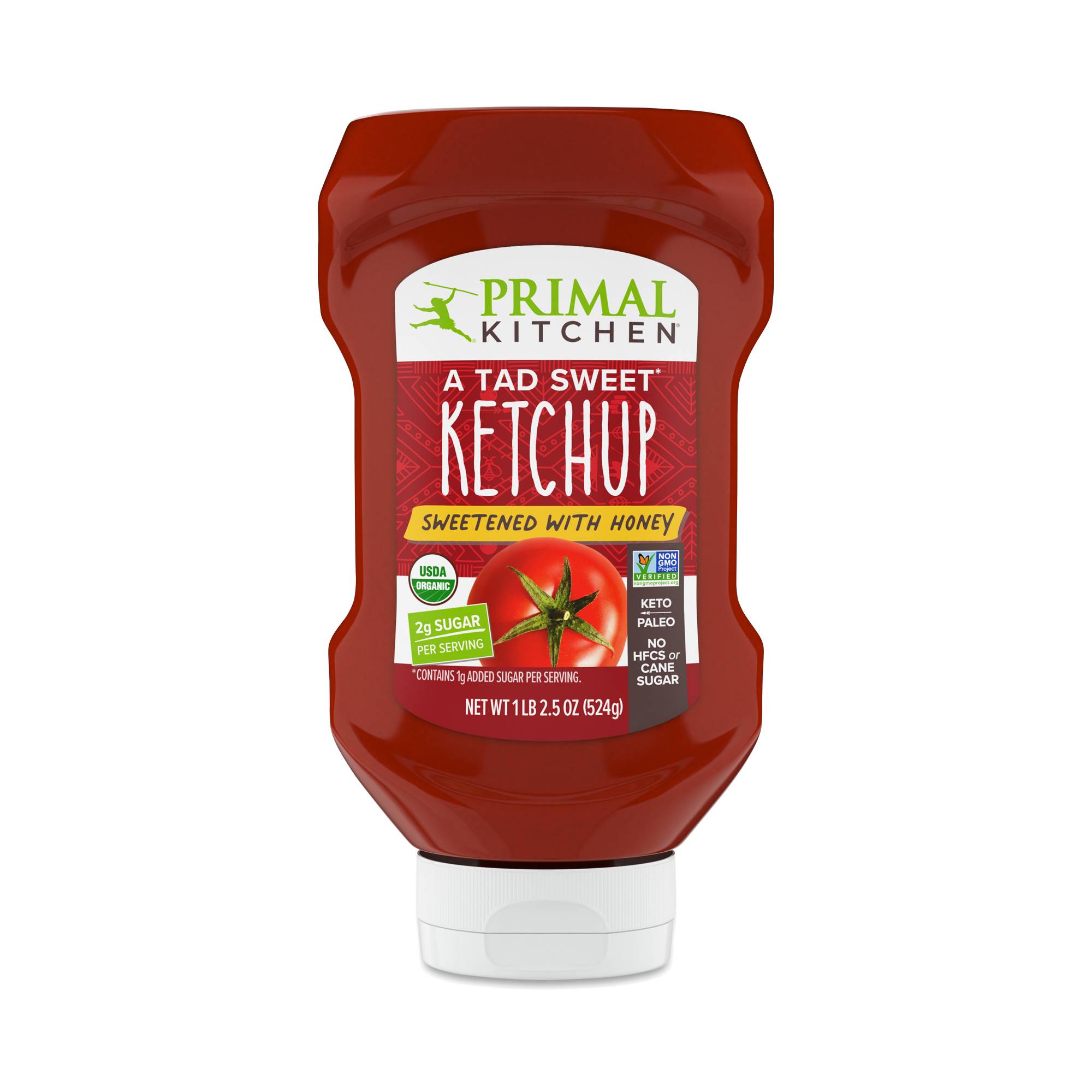 Organic Squeeze Ketchup, Sweetened with Honey