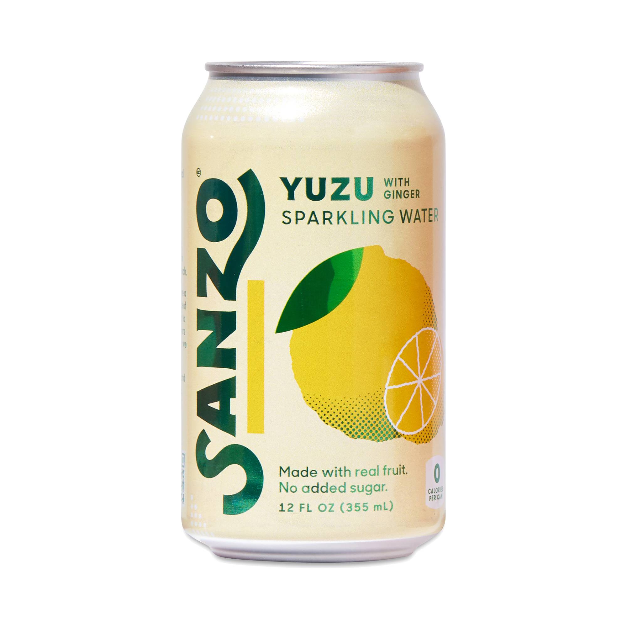 Sparkling Water, Yuzu with Ginger