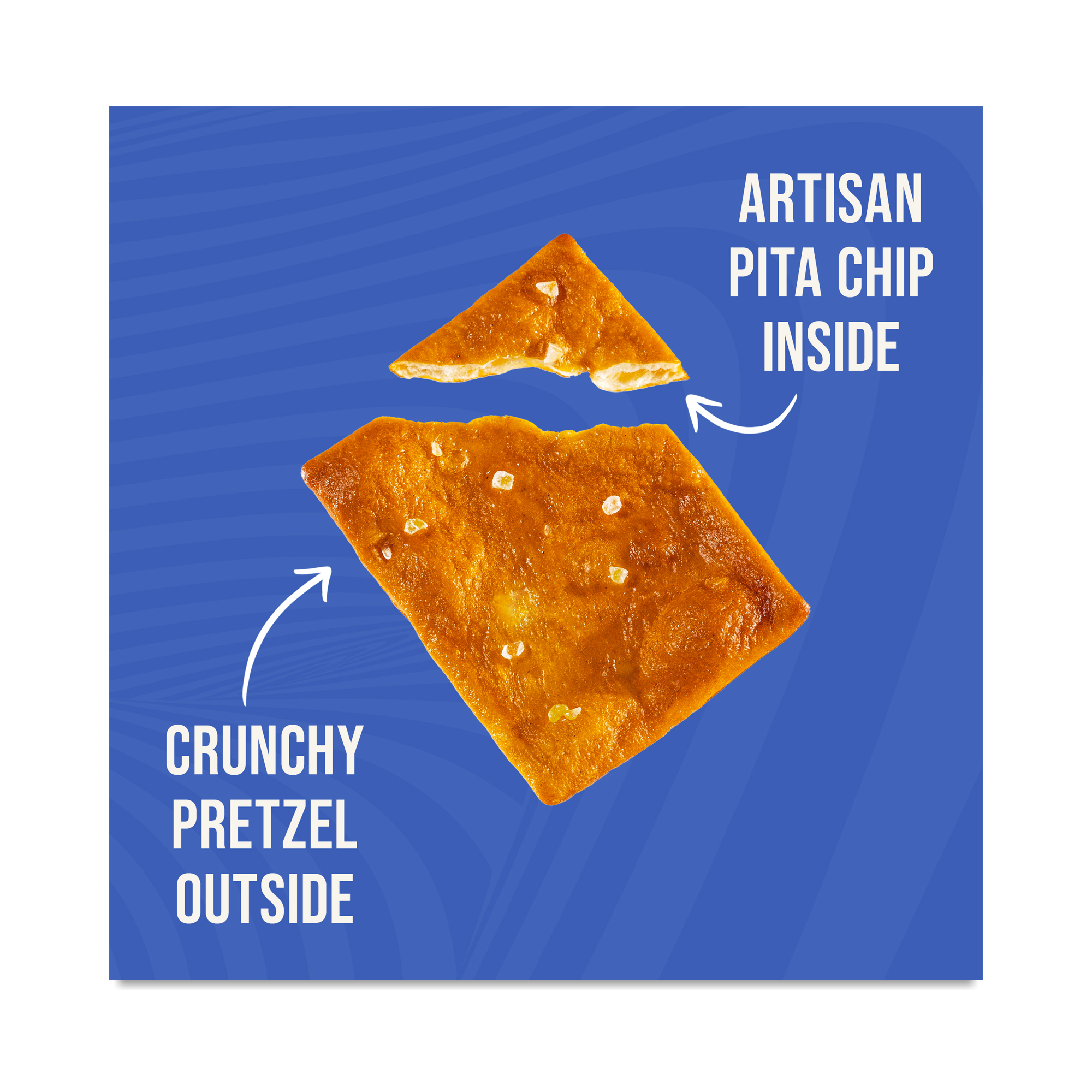 PRETZELIZED Pretzel Pita Chips, Sea Salt | Thrive Market
