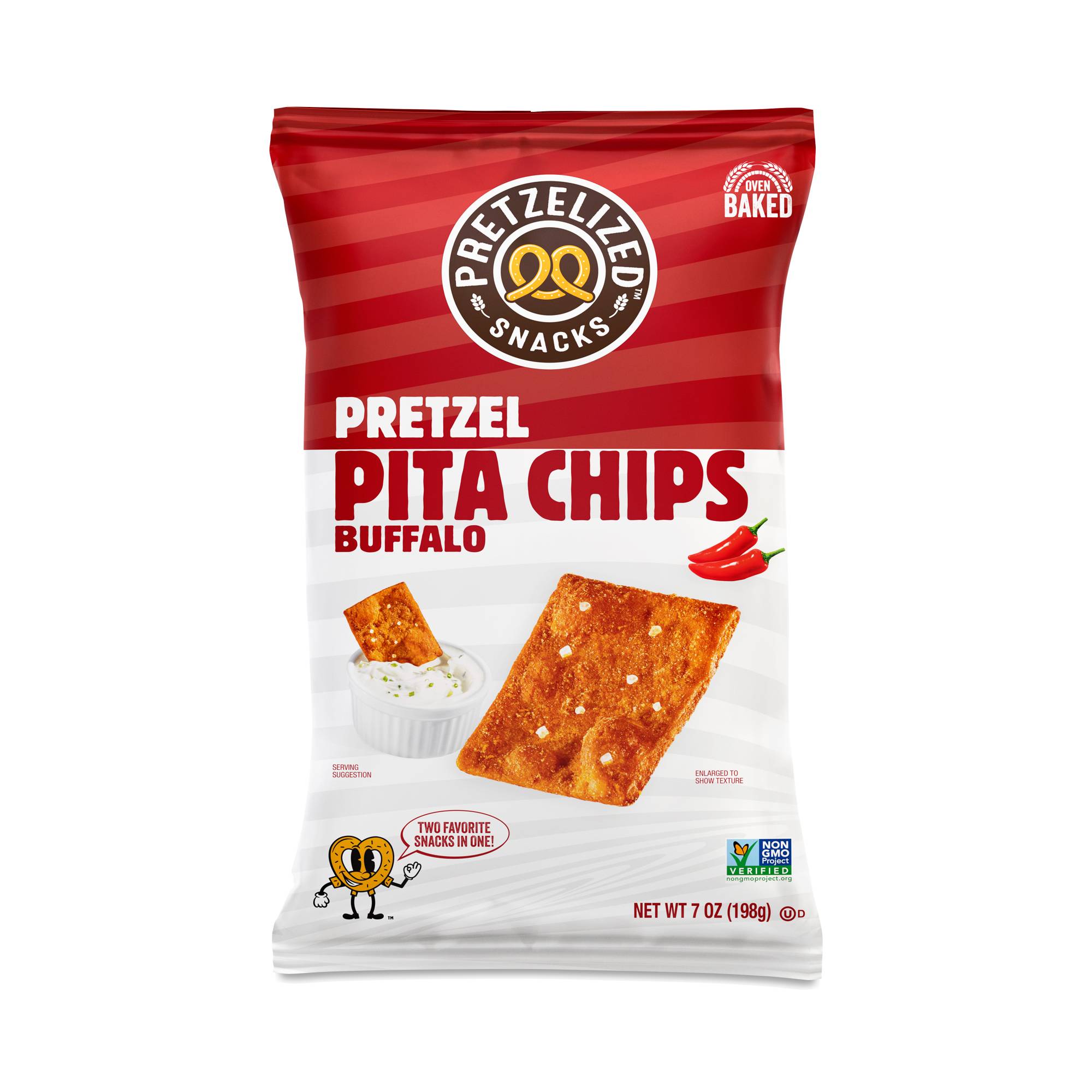 Pretzel Pita Chips, Buffalo