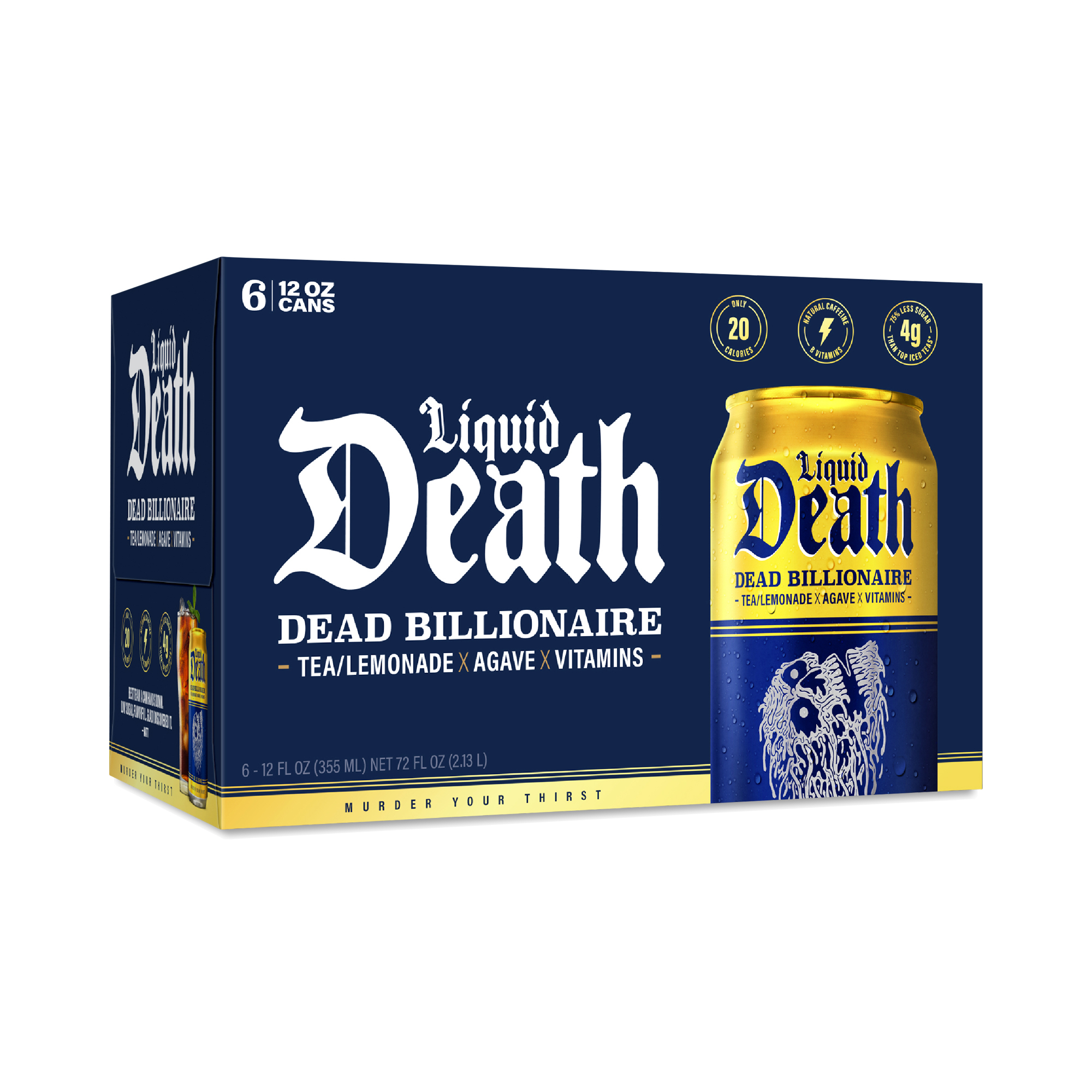 Liquid Death Iced Tea, Rest In Peach | Thrive Market