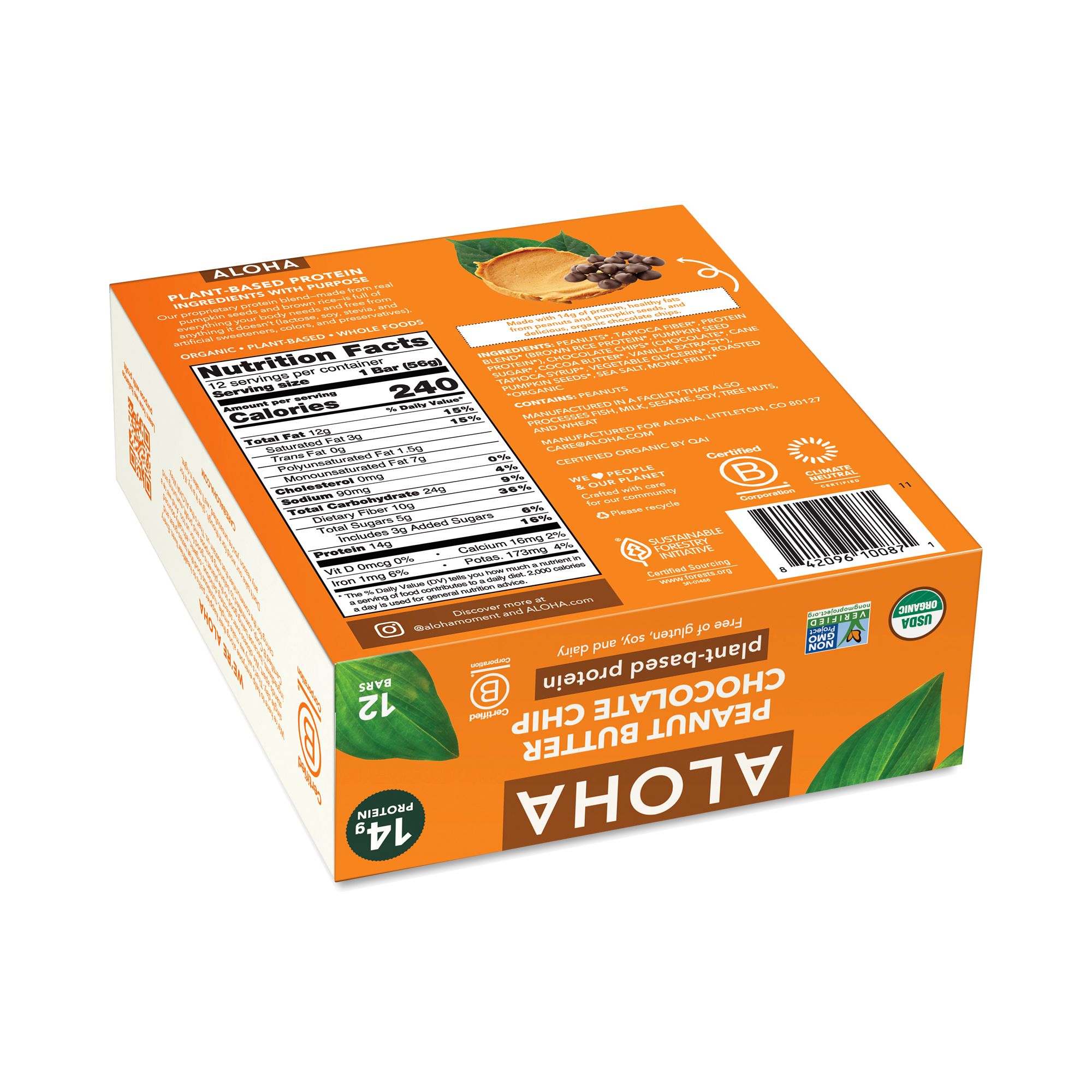 Protein Bar, Peanut Butter Chocolate Chip