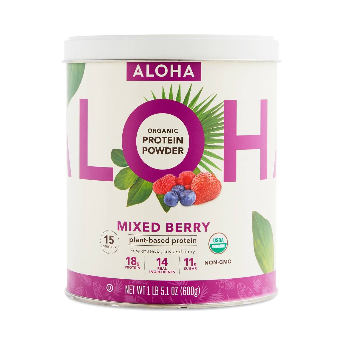 Mixed Berry Protein Powder by Aloha Thrive Market
