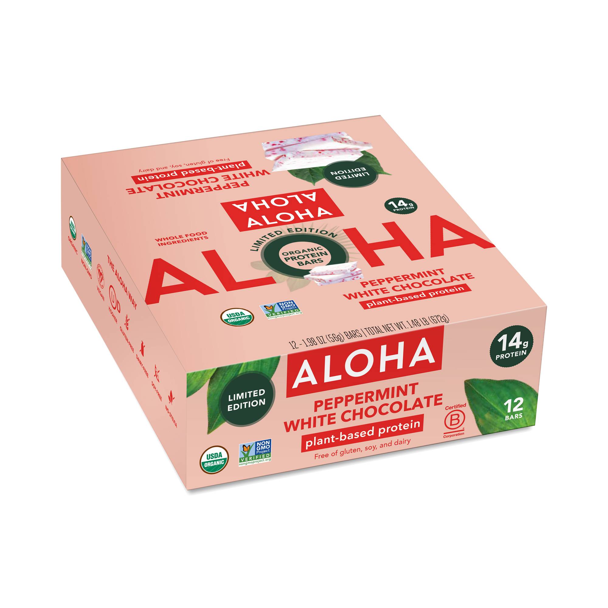 Protein Bar, Peppermint White Chocolate