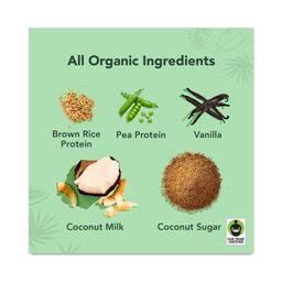 Organic Plant Based Protein Shake, Vanilla
