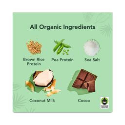 Organic Plant Based Protein Shake, Chocolate Sea Salt