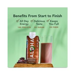Organic Plant Based Protein Shake, Chocolate Sea Salt