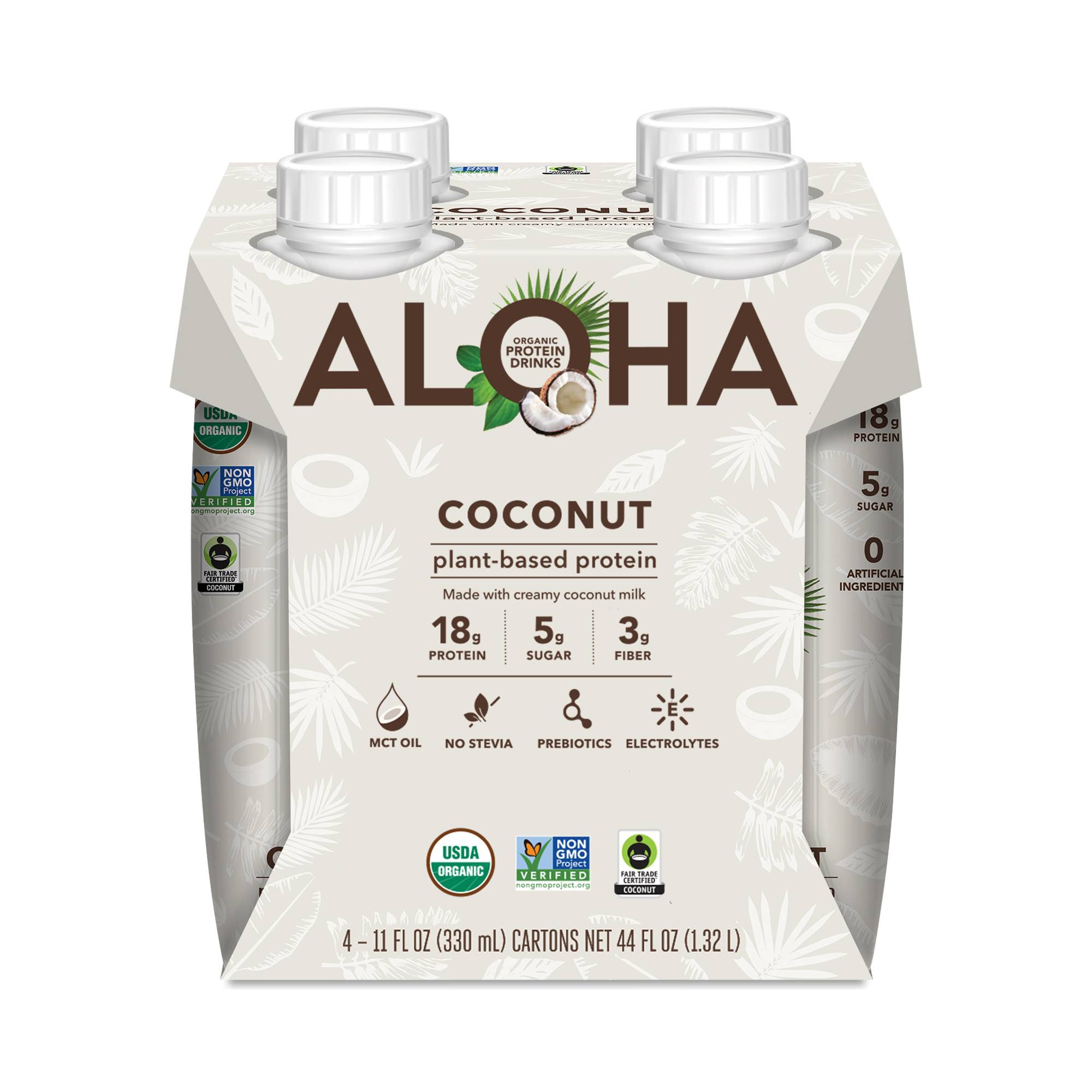 Organic Plant Based Protein Shake, Coconut