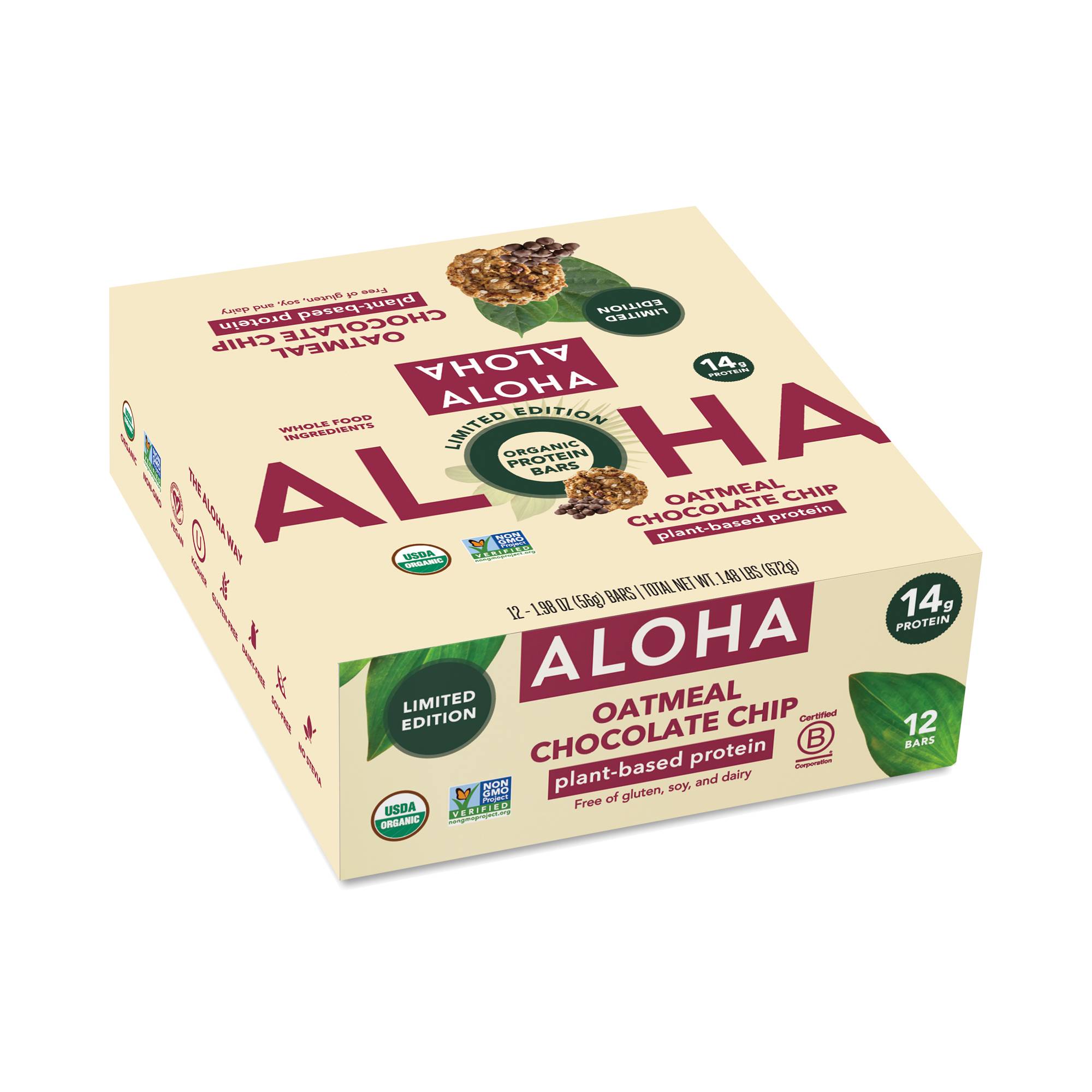 Protein Bar, Oatmeal Chocolate Chip