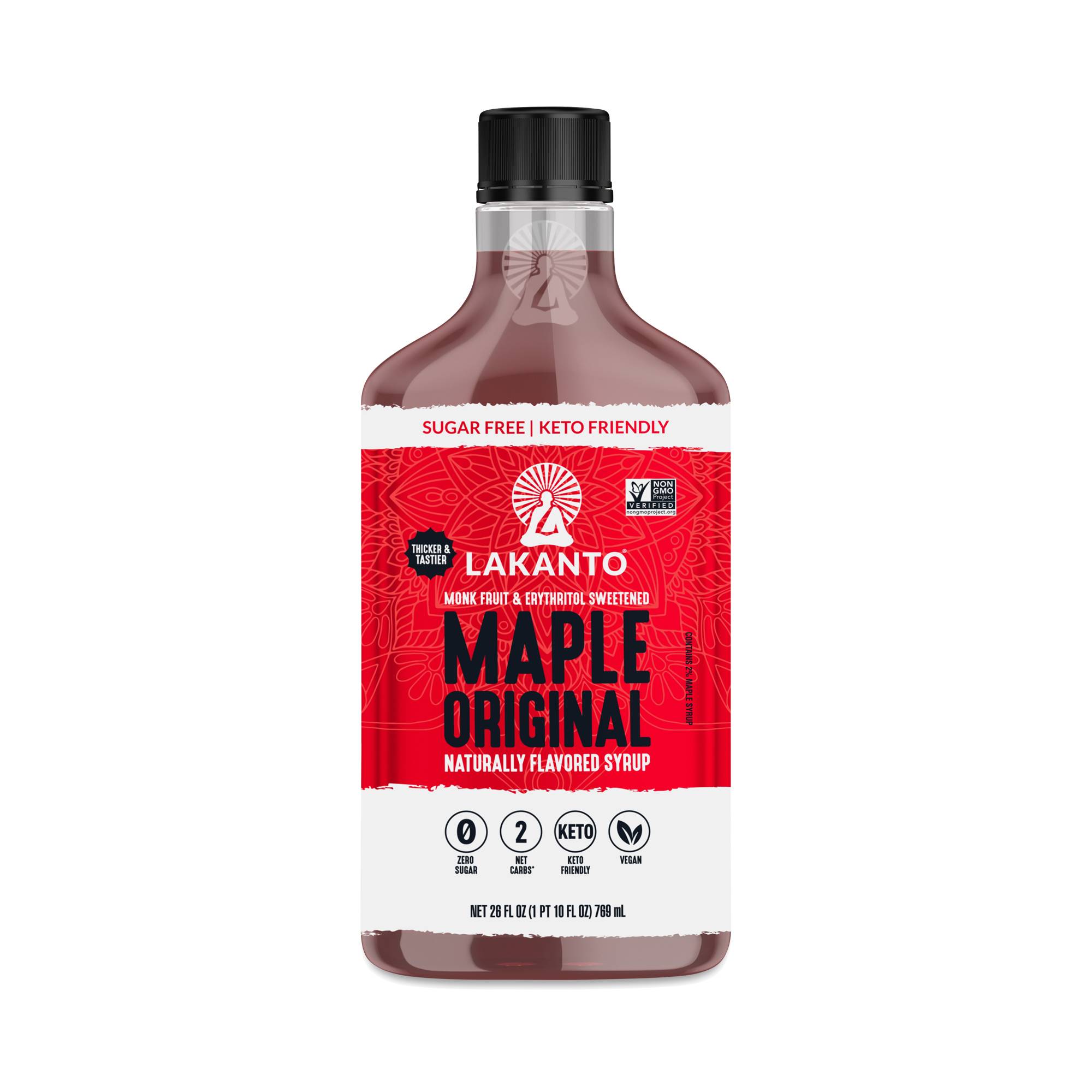Maple Flavored Sugar-Free Monkfruit Syrup