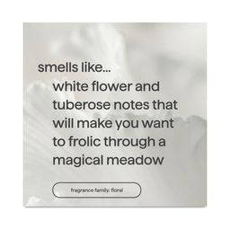 Foaming Body Wash, Tuberos and White Flower