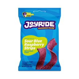 Low Sugar Candy, Sour Blue Raspberry Strips
