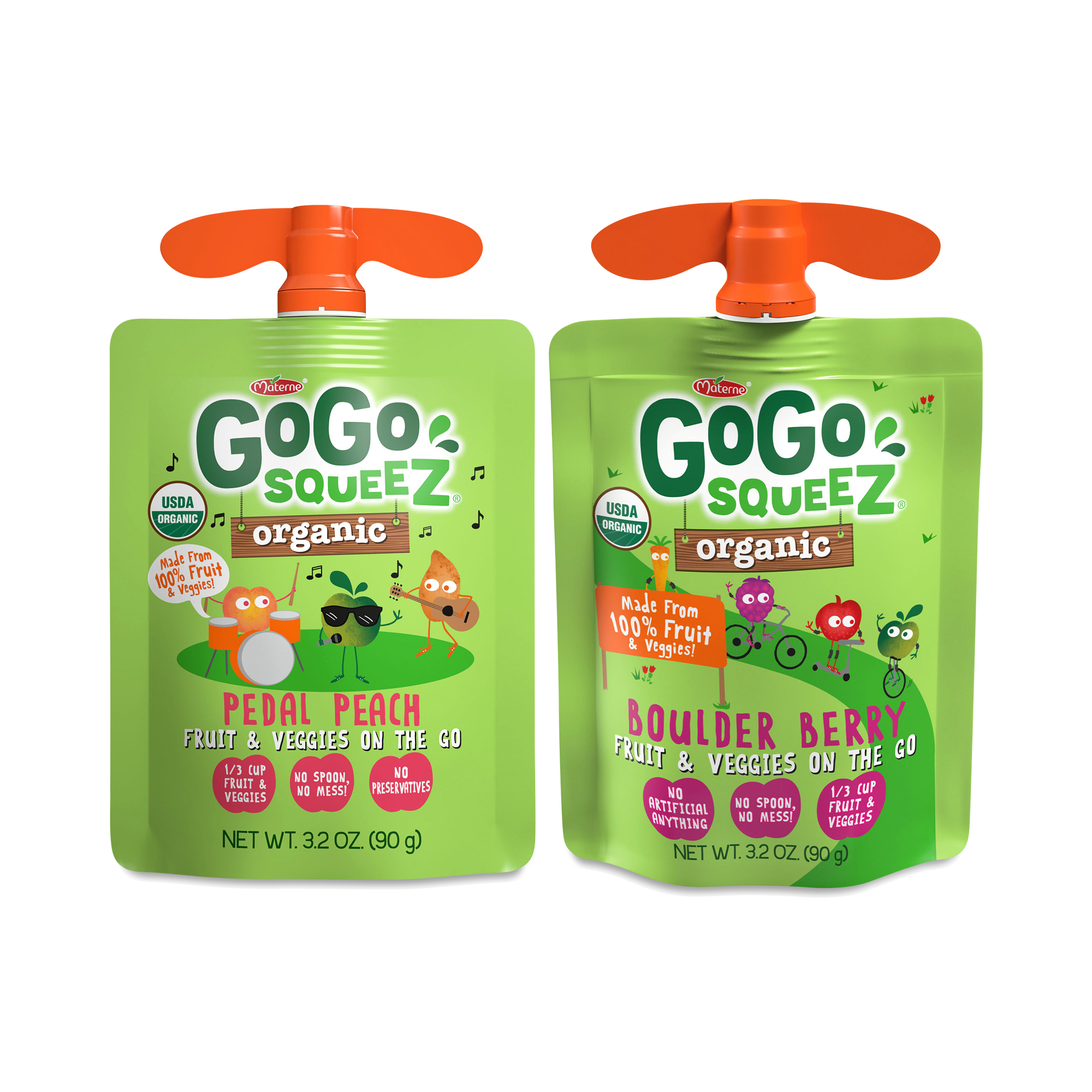 GoGo squeeZ Organic Fruit & Veggie Applesauce Variety Pack