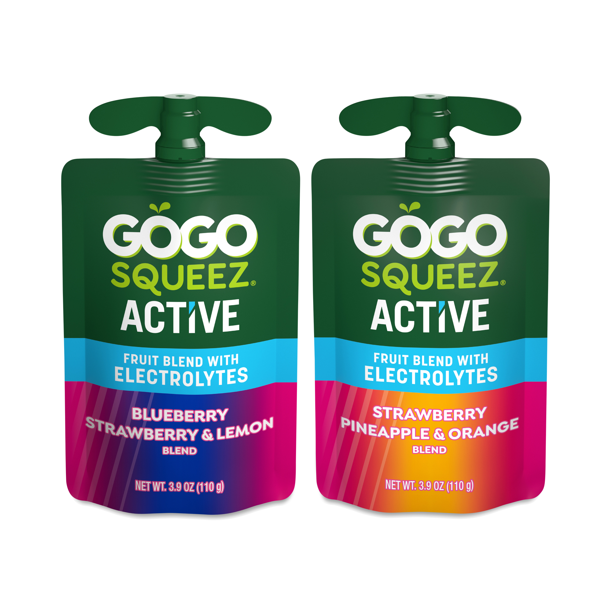 GoGo squeeZ Active Applesauce with Electrolytes Variety Pack