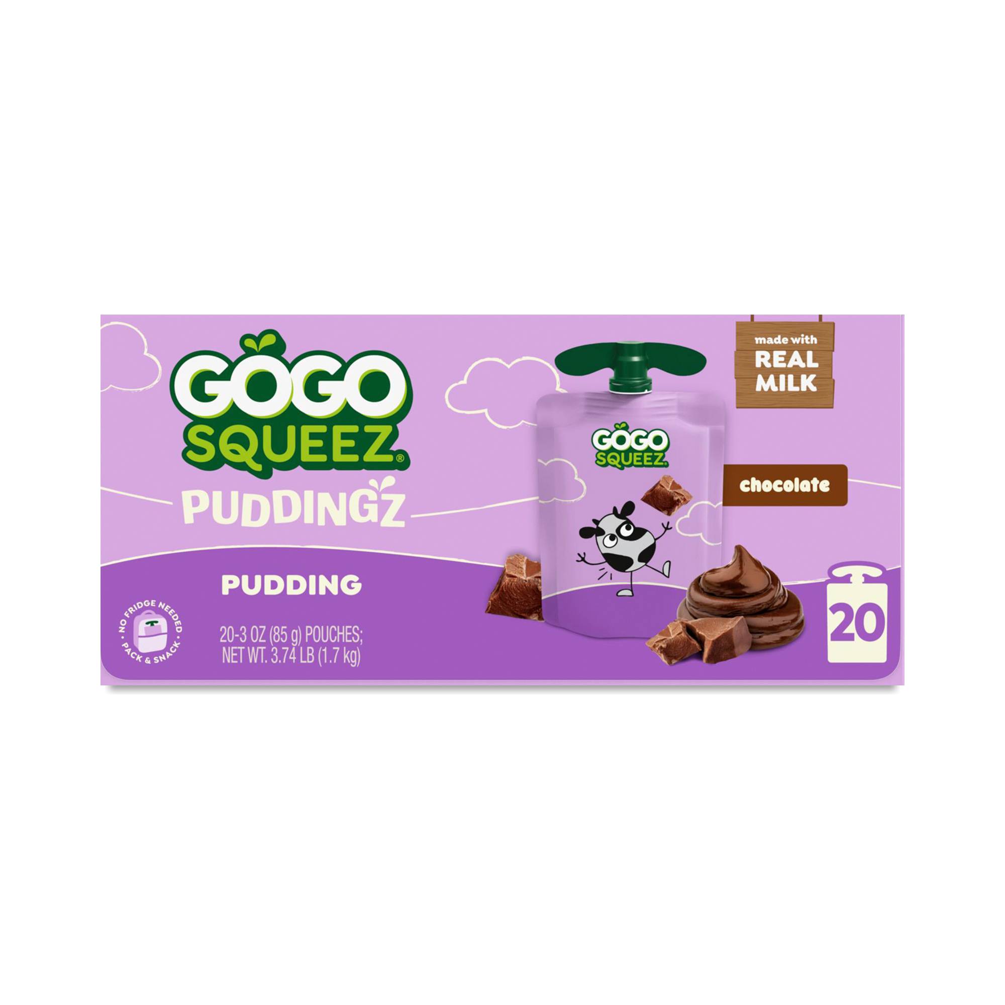 PuddingZ Snacks, Chocolate, Value Size