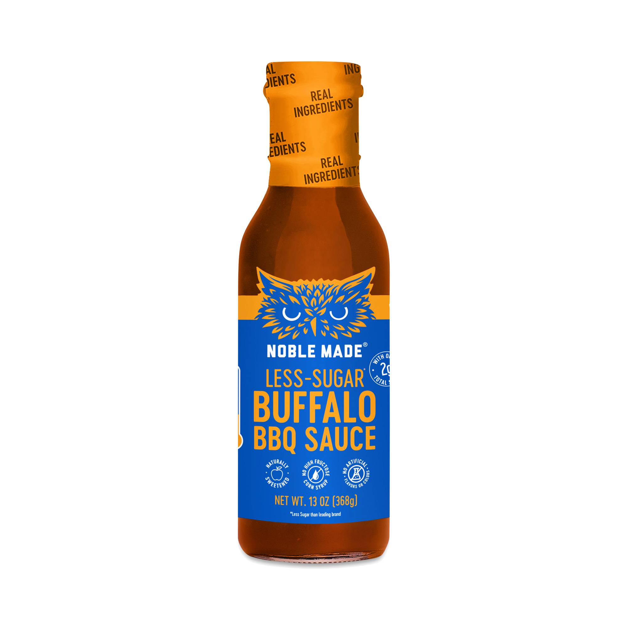 Noble Made BBQ Sauce, Less-Sugar Buffalo
