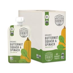 Organic Butternut Squash & Spinach with Olive Oil Baby Food