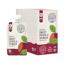 Organic Sweet Potato & Spinach with Olive Oil Baby Food