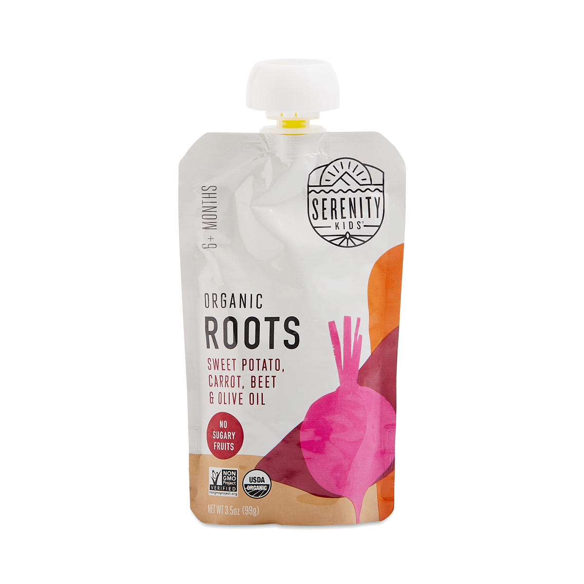 Serenity Kids Organic Roots with Sweet Potato, Carrot, Beet, and Olive
