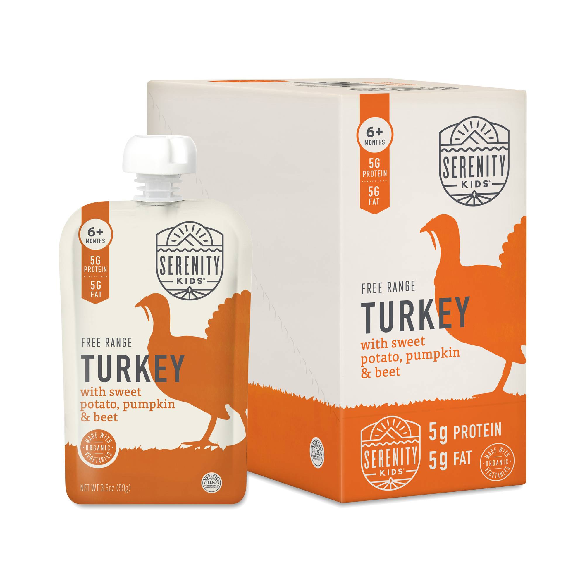 Free Range Turkey with Organic Sweet Potato Pumpkin & Beet Baby Food
