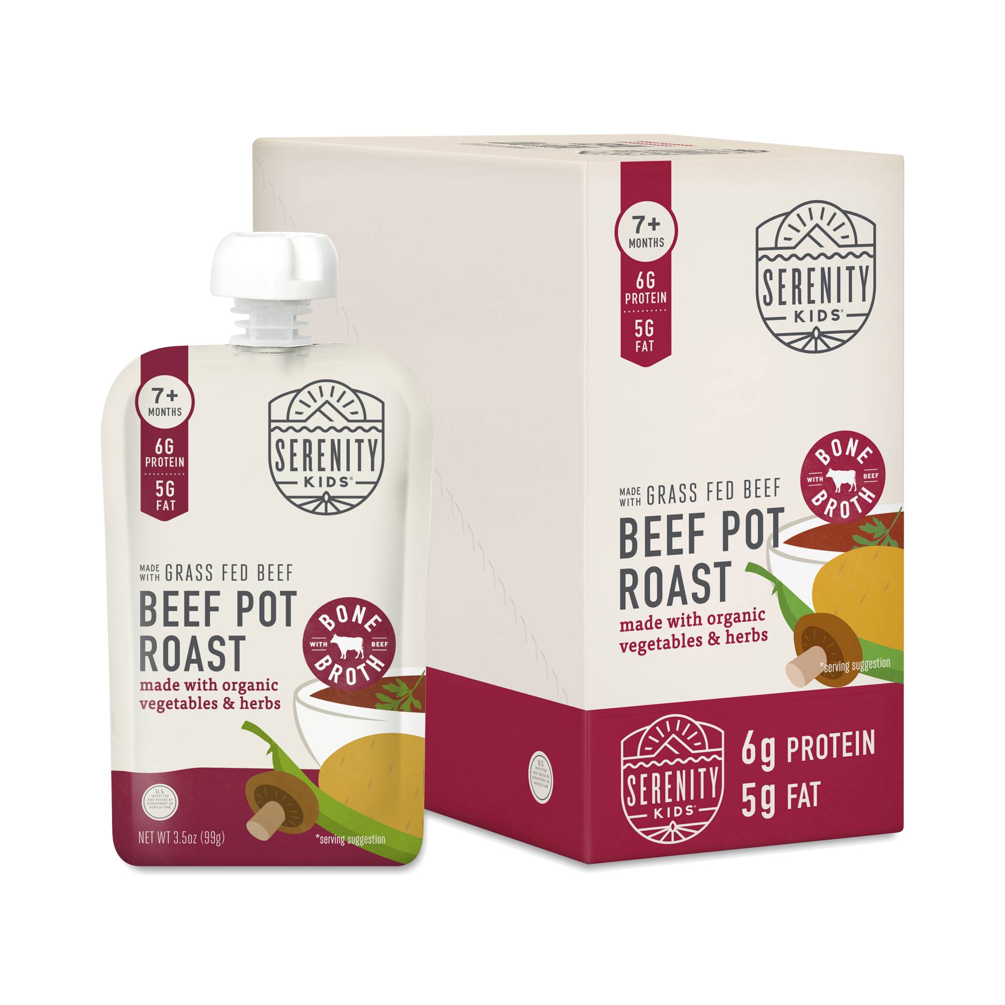 Bone Broth Meal, Beef Pot Roast Baby Food