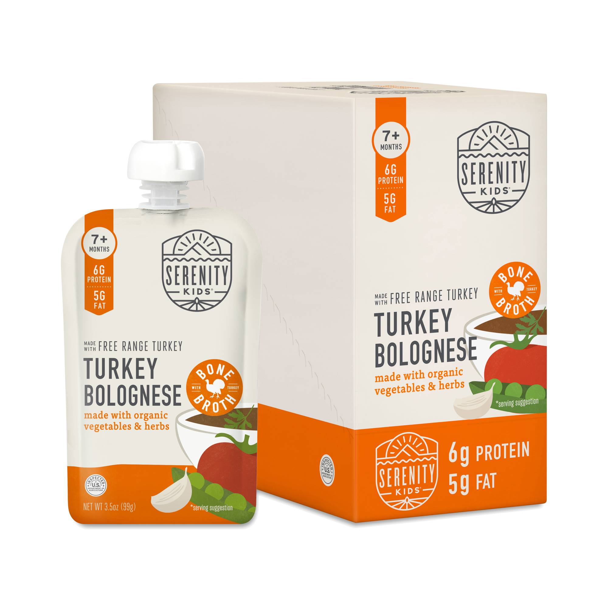 Bone Broth Meal, Turkey Bologonese Baby Food