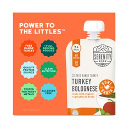 Bone Broth Meal, Turkey Bologonese Baby Food